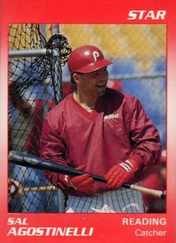 1990 Star Reading Phillies #1 Sal Agostinelli Front