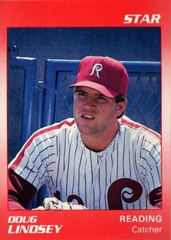 1990 Star Reading Phillies #16 Doug Lindsey Front