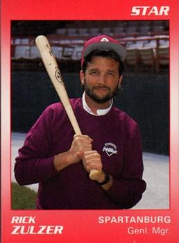 1990 Star Spartanburg Phillies #29 Rick Zolzer Front