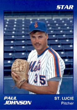 1990 Star St. Lucie Mets #11 Paul Johnson Front