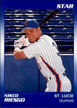 1990 Star St. Lucie Mets #22 Nikco Riesgo Front