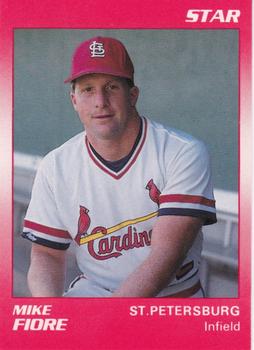 1990 Star St. Petersburg Cardinals #8 Mike Fiore Front