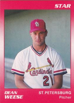 1990 Star St. Petersburg Cardinals #25 Dean Weese Front