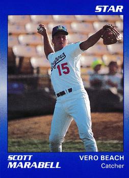 1990 Star Vero Beach Dodgers #19 Scott Marabell Front