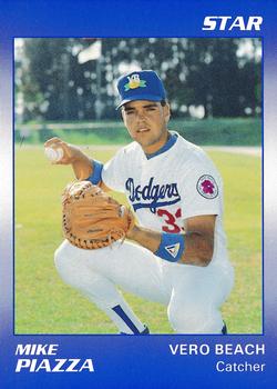 1990 Star Vero Beach Dodgers #24 Mike Piazza Front