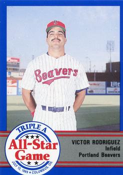 1989 ProCards Triple A All-Stars #AAA40 Victor Rodriguez Front