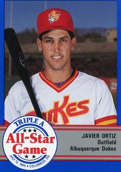 1989 ProCards Triple A All-Stars #AAA46 Javier Ortiz Front