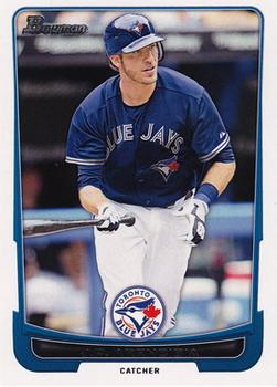 2012 Bowman #112 J.P. Arencibia Front