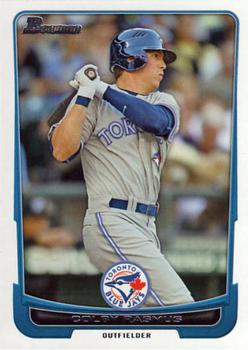 2012 Bowman #23 Colby Rasmus Front