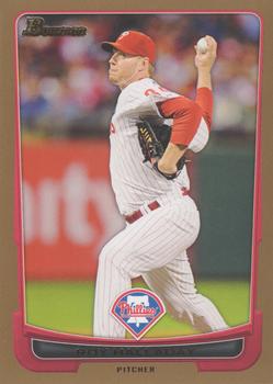 2012 Bowman - Gold #75 Roy Halladay Front