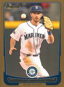 2012 Bowman - Gold #143 Dustin Ackley Front