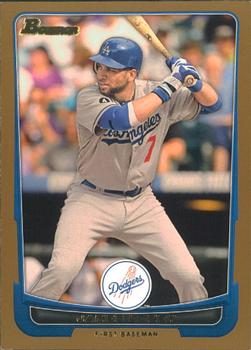 2012 Bowman - Gold #183 James Loney Front