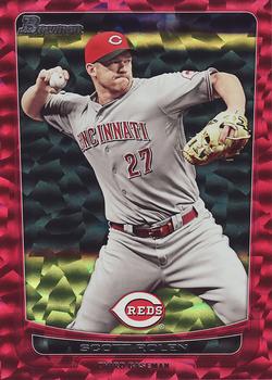 2012 Bowman - Silver Ice Red #154 Scott Rolen Front