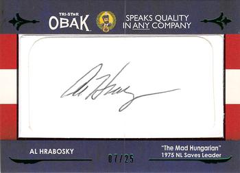 2011 TriStar Obak - Cut Signatures Green #NNO Al Hrabosky Front