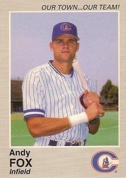 1995 Columbus Clippers #NNO Andy Fox Front