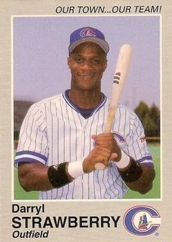1995 Columbus Clippers #NNO Darryl Strawberry Front