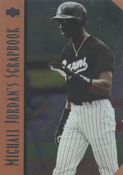 1995 Upper Deck Minor League - Michael Jordan Scrapbook #MJ6 The Hitting Streak Front