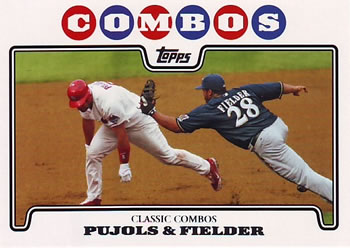 2008 Topps #536 Albert Pujols / Prince Fielder Front