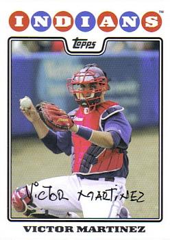 2008 Topps #54 Victor Martinez Front