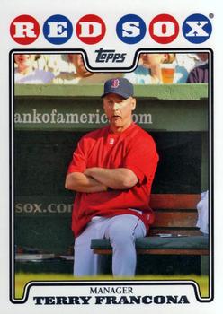 2008 Topps #123 Terry Francona Front