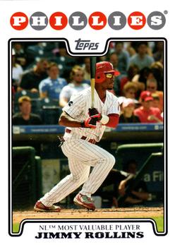 2008 Topps #233 Jimmy Rollins Front