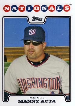 2008 Topps #242 Manny Acta Front