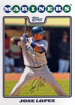 2008 Topps #303 Jose Lopez Front