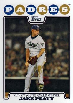 2008 Topps #324 Jake Peavy Front