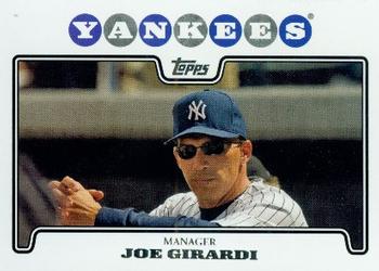 2008 Topps #631 Joe Girardi Front