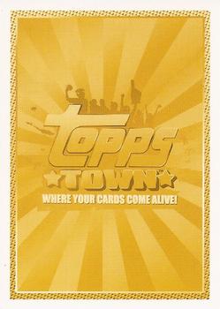 2008 Topps #NNO Topps Town Gold Code Card Front