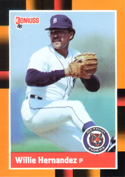 1988 Donruss Baseball's Best #125 Willie Hernandez Front