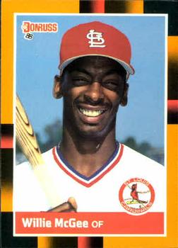 1988 Donruss Baseball's Best #131 Willie McGee Front
