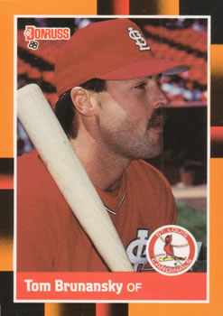 1988 Donruss Baseball's Best #19 Tom Brunansky Front