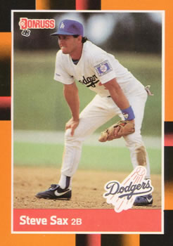 1988 Donruss Baseball's Best #204 Steve Sax Front