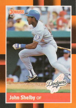 1988 Donruss Baseball's Best #290 John Shelby Front