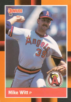 1988 Donruss Baseball's Best #307 Mike Witt Front