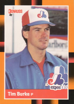 1988 Donruss Baseball's Best #34 Tim Burke Front