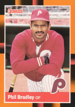 1988 Donruss Baseball's Best #47 Phil Bradley Front