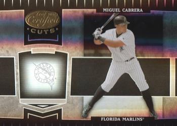2004 Leaf Certified Cuts #77 Miguel Cabrera Front