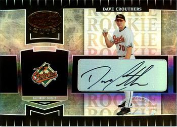 2004 Leaf Certified Cuts #260 Dave Crouthers Front