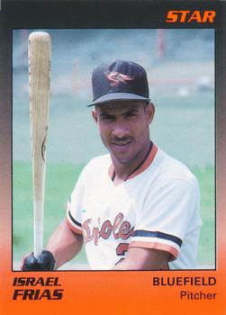1989 Star Bluefield Orioles #10 Israel Frias Front