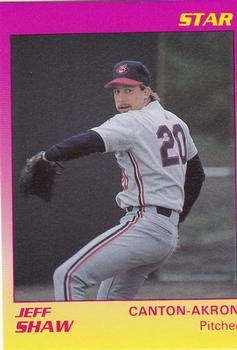 1989 Star Canton-Akron Indians #19 Jeff Shaw Front