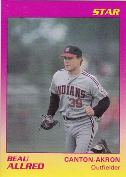 1989 Star Canton-Akron Indians #1 Beau Allred Front