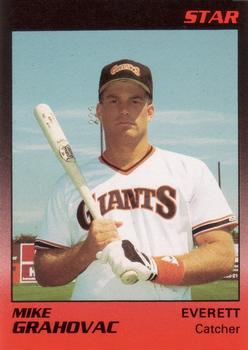 1989 Star Everett Giants #8 Mike Grahovac Front