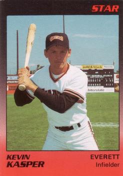 1989 Star Everett Giants #18 Kevin Kasper Front