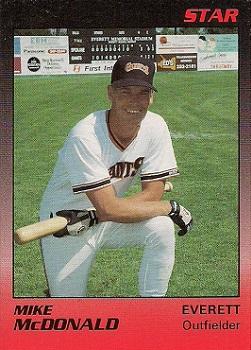1989 Star Everett Giants #20 Mike McDonald Front
