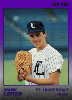 1989 Star Ft. Lauderdale Yankees #13 Mark Leiter Front