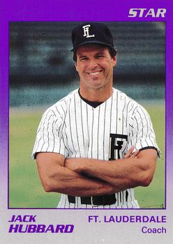 1989 Star Ft. Lauderdale Yankees #28 Jack Hubbard Front