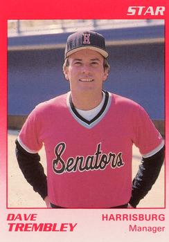 1989 Star Harrisburg Senators #22 Dave Trembley Front