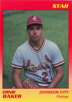1989 Star Johnson City Cardinals #7 Ernie Baker Front